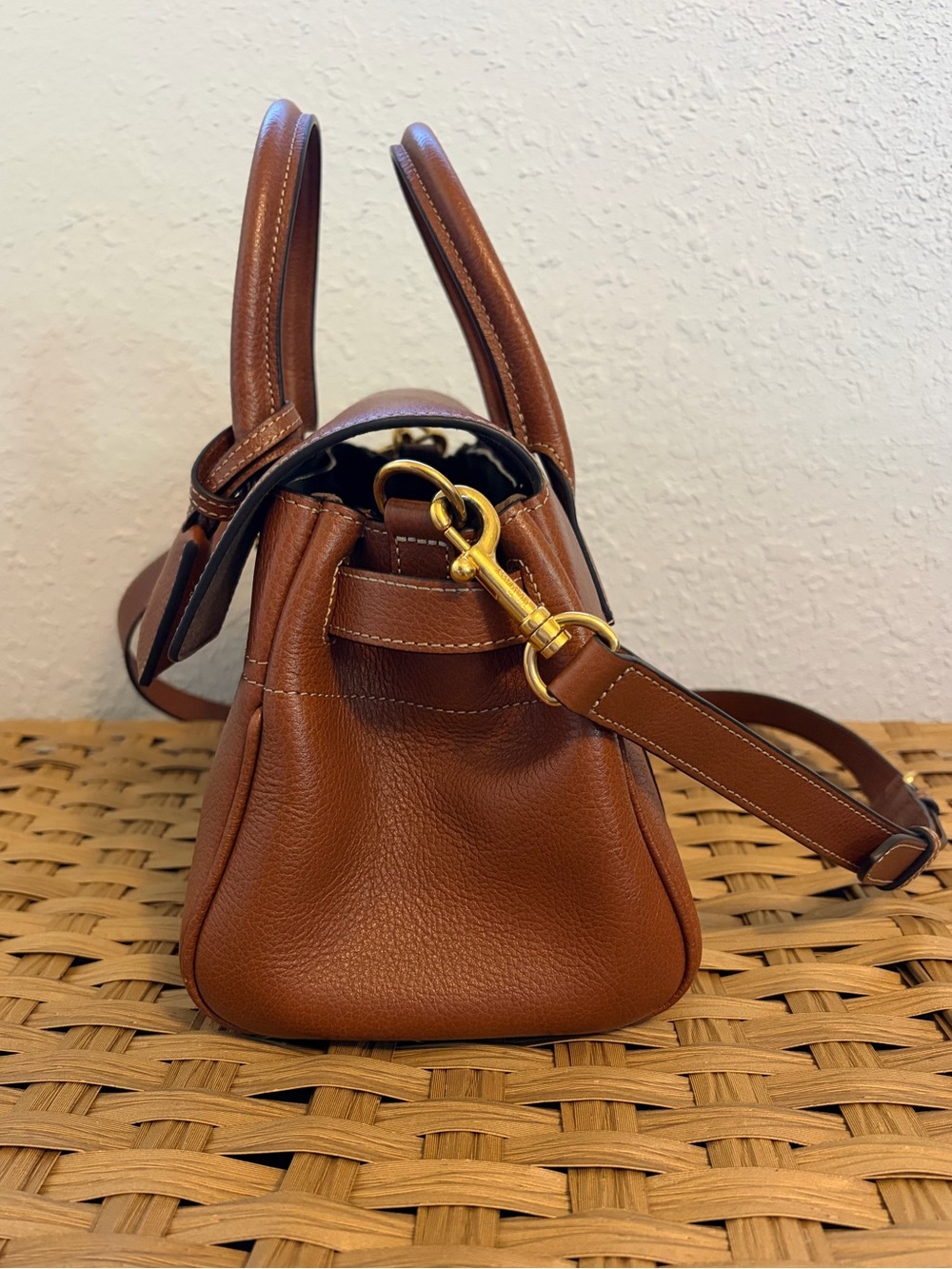 Mulberry Bayswater Satchel - Oak NVT - Picture 4 of 15